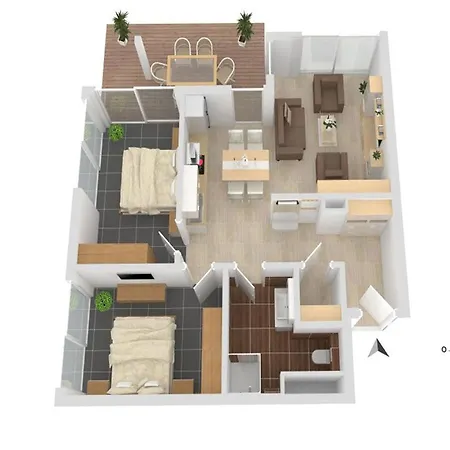 Apartman Mueritztraum - In Der Hafenresidenz Mit Terrasse & Wellness Waren